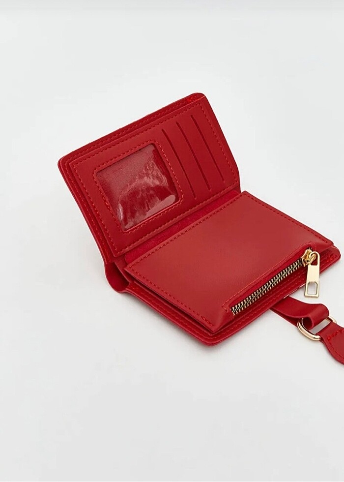 Deri mıknastıs kapamalı cüzdan - Görsel 4