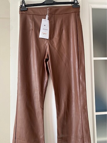 s Beden kahverengi Renk Bershka deri kahverengi pantolon