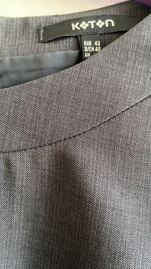 Kumaş astarlı ofis iş elbisesi - Görsel 2