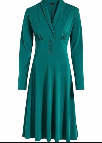 Ofis özel günler için şık elbise - Görsel 2