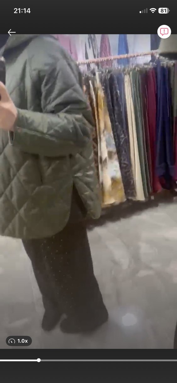 Kapitone Kapüşonlu Kadın Mont - Görsel 4