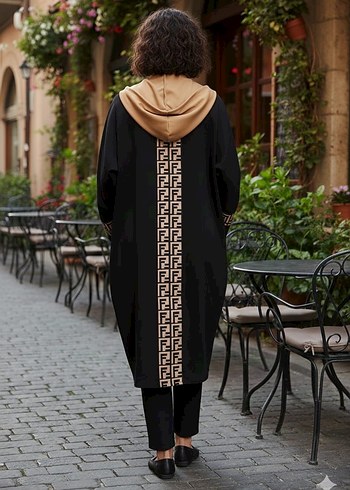 Ovırsize fendi Marka Kabanı 44-48 beden arası - Görsel 6