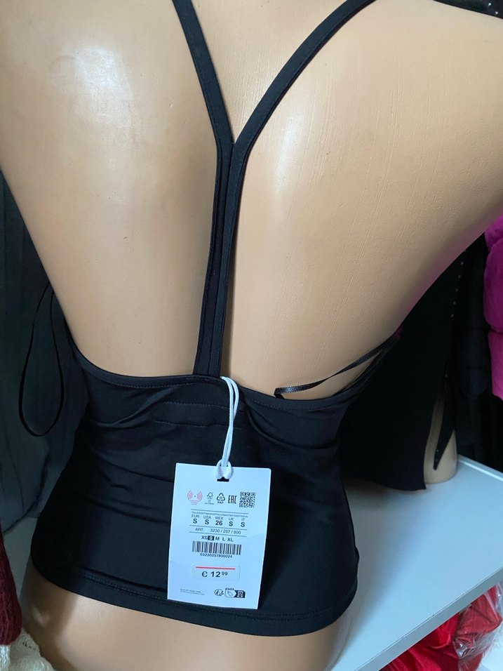 Orijinal marka sırt dekolteli şık bulüz - Görsel 5