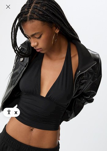 Orijinal marka sırt dekolteli şık bulüz - Görsel 2