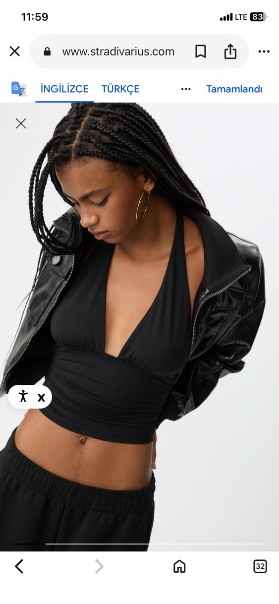 Orijinal marka sırt dekolteli şık bulüz - Görsel 2