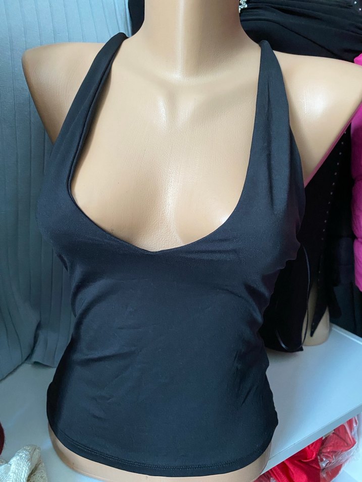 Orijinal marka sırt dekolteli şık bulüz - Görsel 4