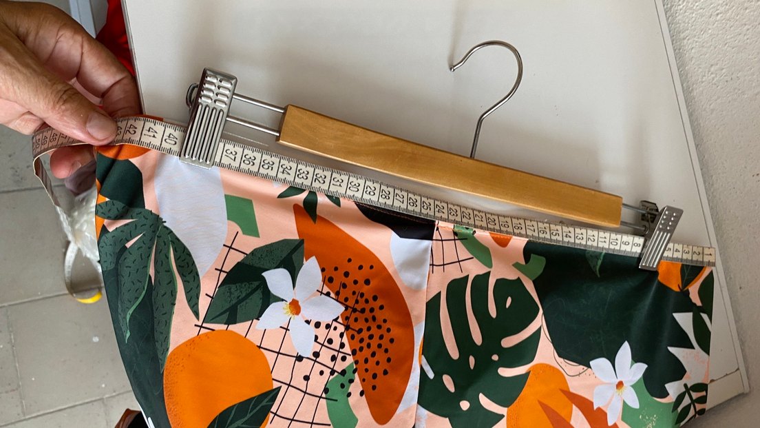 Bohem Desenli kadın  Midi Yüzme Şortu - Görsel 3