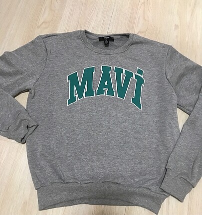 44 Beden YENİ SIFIR Mavi sweatshirt