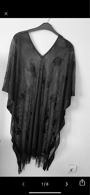 Baddal beden dantel pareo 44-62 beden - Görsel 2