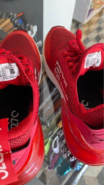 40 Beden kırmızı Renk Az kusurlu nike ayakkabı