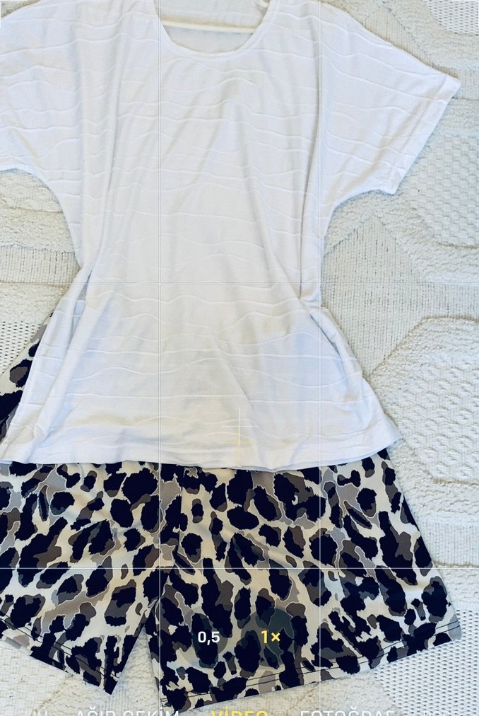 Leopar şortlu takım 44-46-48 - Görsel 2