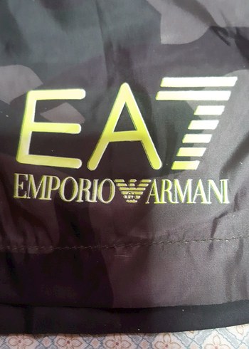 Gri Kamuflaj Desenli bayan Mini Şort - Görsel 5