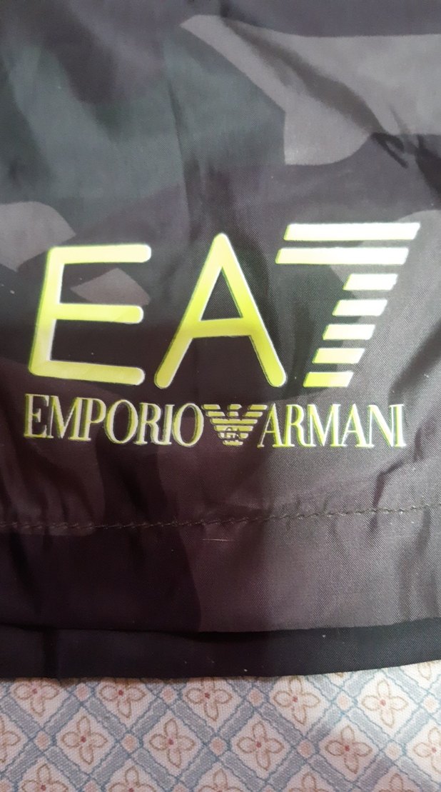 Gri Kamuflaj Desenli bayan Mini Şort - Görsel 5