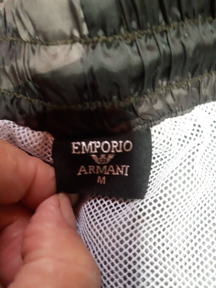 Gri Kamuflaj Desenli bayan Mini Şort - Görsel 4