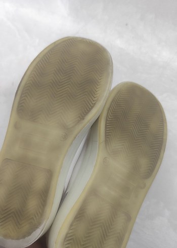 Beyaz Erkek Çocuk Spor Ayakkabı Velcro - Görsel 3