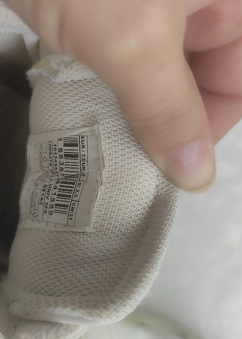 Beyaz Erkek Çocuk Spor Ayakkabı Velcro - Görsel 4