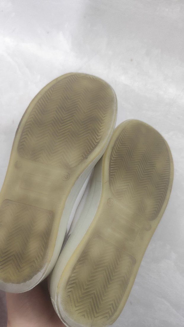 Beyaz Erkek Çocuk Spor Ayakkabı Velcro - Görsel 3