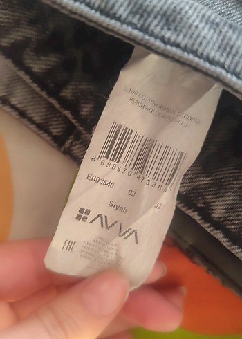 Gri Tie-Dye Denim Salaş Midi Jean - Görsel 3