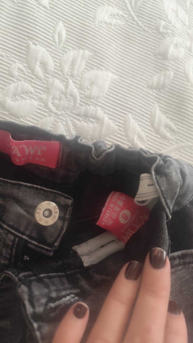 Gri Midi Denim Kadın Kot Pantolon - Görsel 2