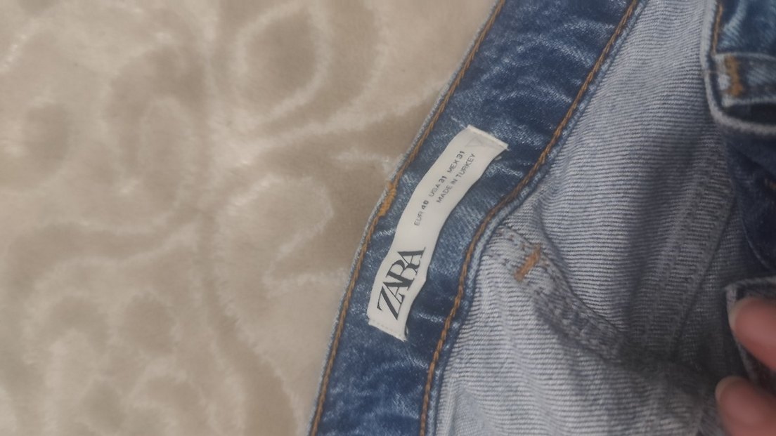 Kadın Mavi Denim Normal Kesim Jean - Görsel 3