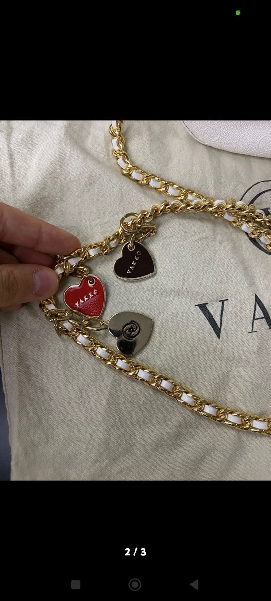 Zincir Detaylı Beyaz Süet Kadın Çanta - Görsel 2