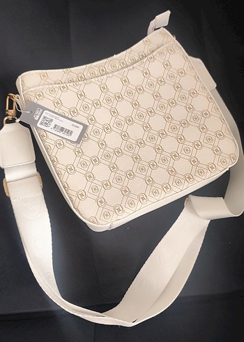 Beyaz Baskılı Kadın Omuz Çantası - Görsel 3