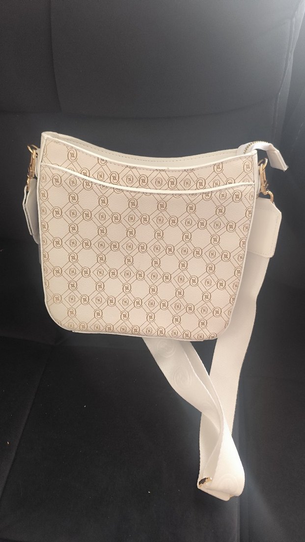 Beyaz Baskılı Kadın Omuz Çantası - Görsel 2