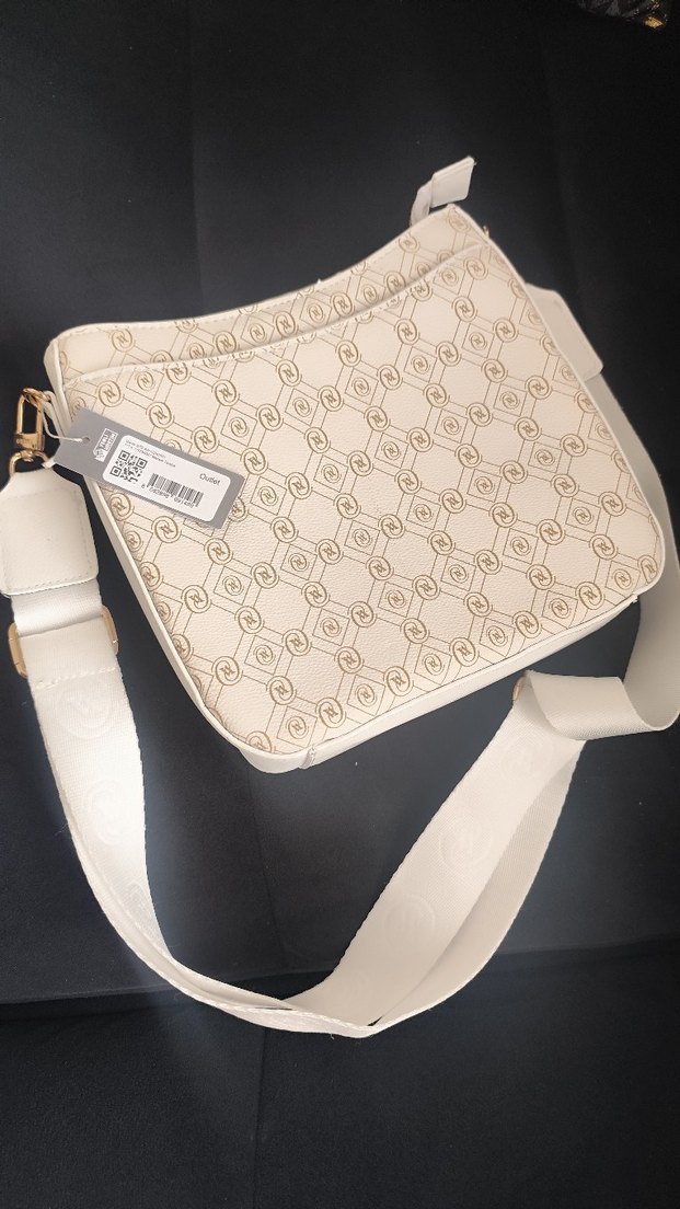 Beyaz Baskılı Kadın Omuz Çantası - Görsel 3