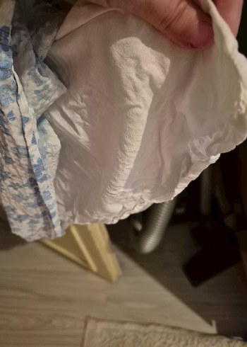 Mavi Çiçekli Kız Çocuk Elbise - Görsel 4