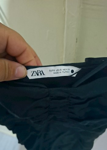 Siyah Drapeli İnce Askılı Uzun Abiye Elbise - Görsel 3