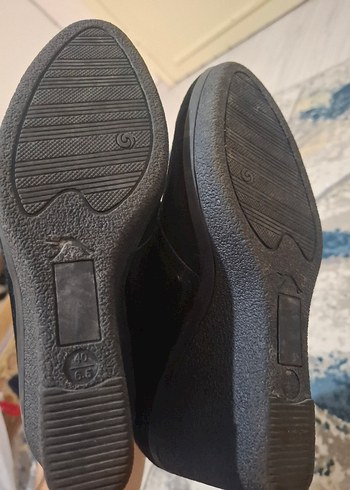 Siyah Süet Dolgu Topuklu Kadın Bot 40 Numara - Görsel 5