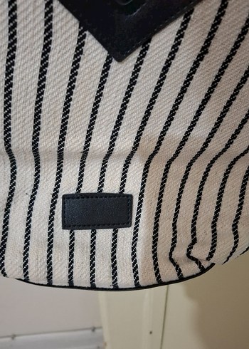 Siyah Beyaz Zebra Desenli Kadın Çanta - Görsel 2