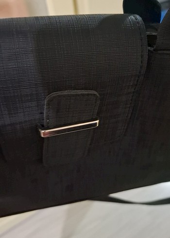 Tokalı Siyah Kadın El Çantası - Görsel 3