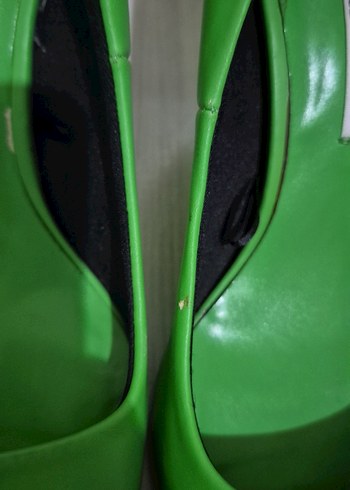 Zara Yeşil İnce Topuklu Kadın Ayakkabı - Görsel 3