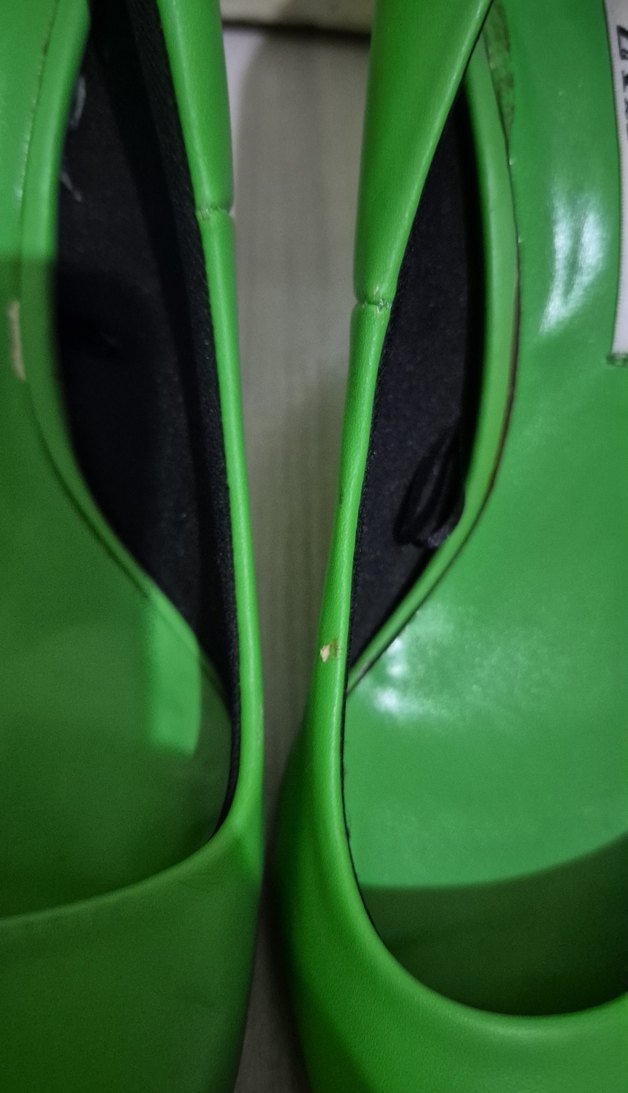 Zara Yeşil İnce Topuklu Kadın Ayakkabı - Görsel 3