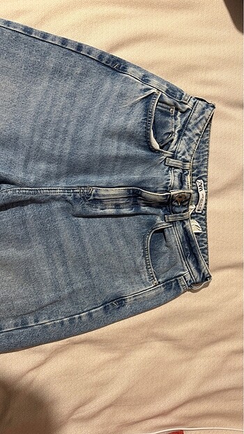 36 Beden mavi Renk Zara jean
