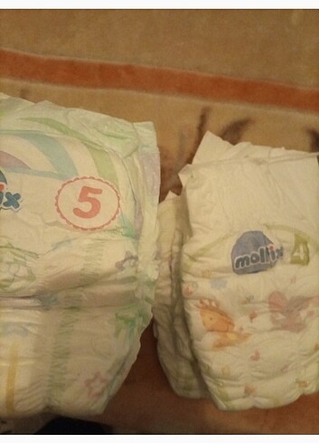 4 5 ve 6 numara Molfix Bebek bezi 