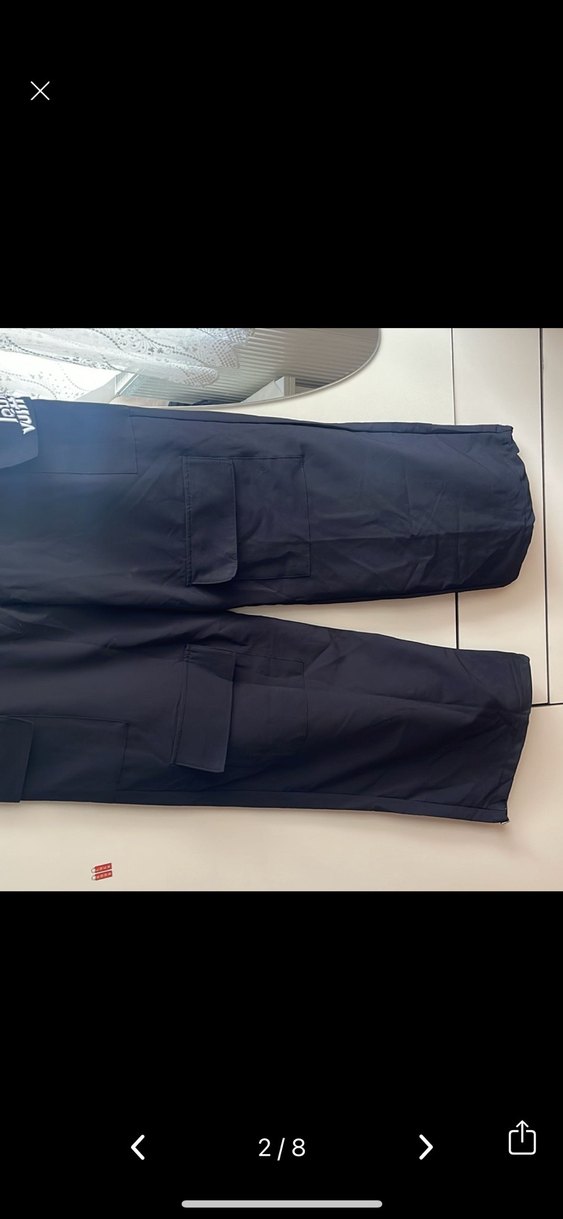 Siyah Mini Kadın Kumaş Pantolon - Görsel 2