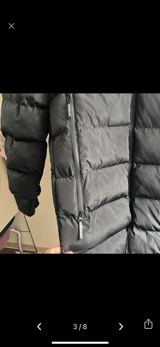 Siyah Kadın Kapitone Midi Kaban - Görsel 2