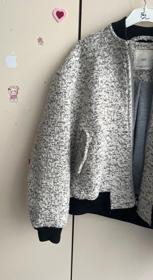 Gri Yumuşak Dokulu Kadın Ceket - Görsel 3