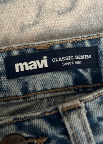 Gri Batik Desenli Kadın Kot Pantolon - Görsel 4