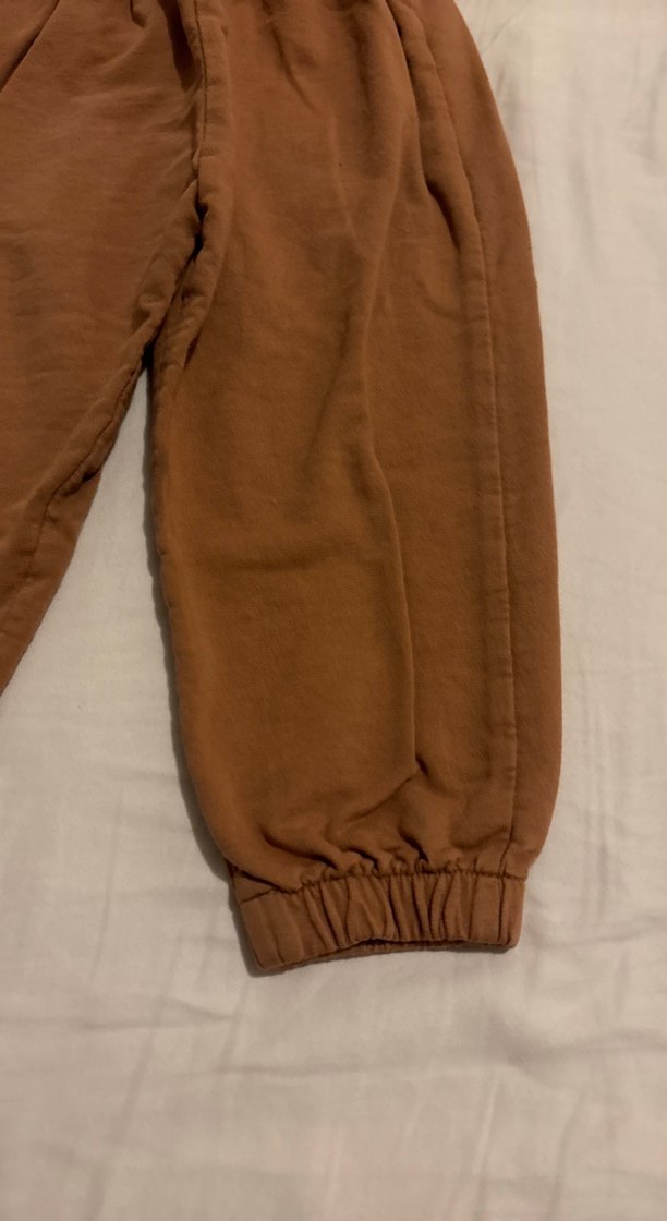 Erkek Çocuk Keten Kahverengi Rahat Pantolon - Görsel 2