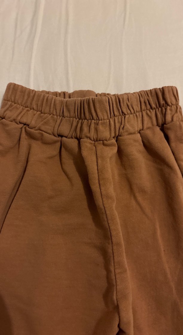 Erkek Çocuk Keten Kahverengi Rahat Pantolon - Görsel 3