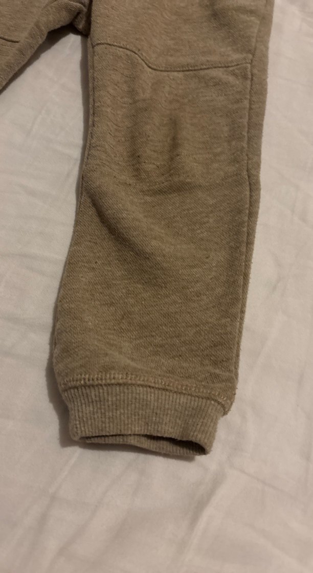 Erkek Çocuk kahverengi Fermuarlı Eşofman Altı - Görsel 2