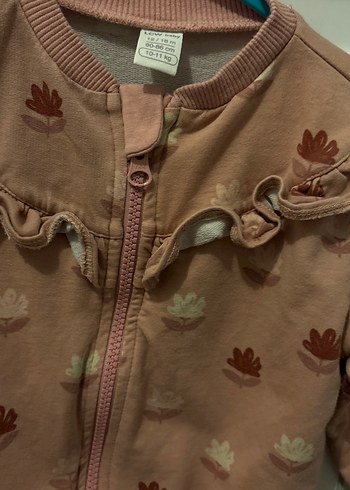 Kız Çocuk Renkli Desenli Sweatshirt - Görsel 3