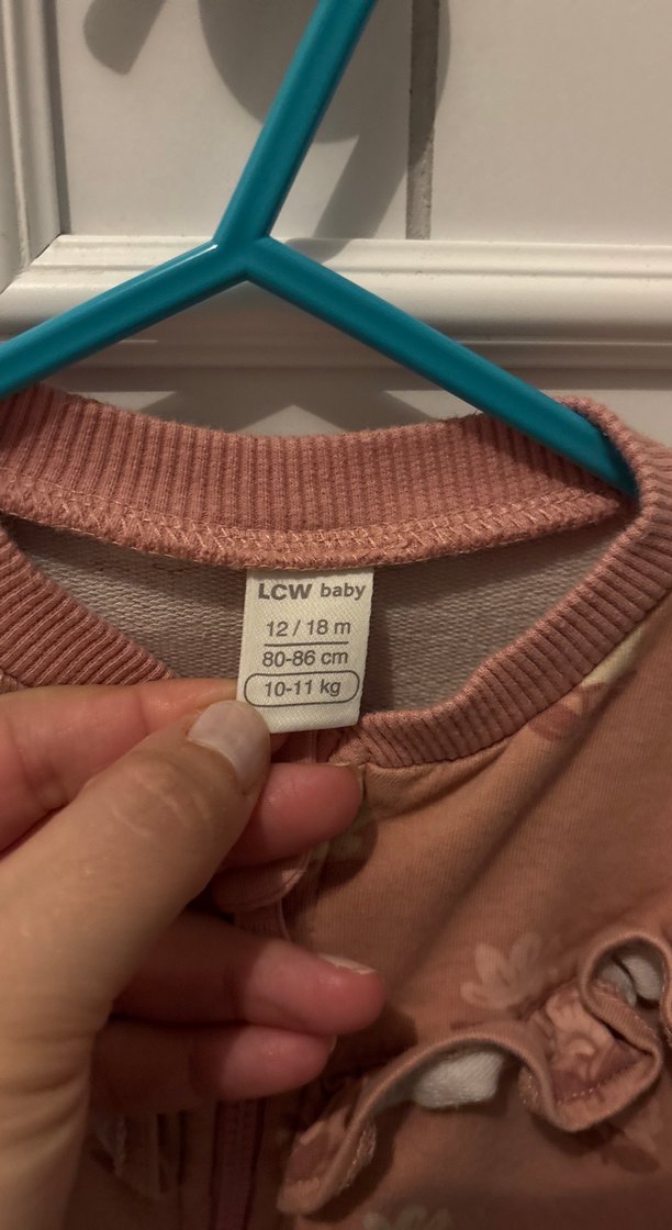 Kız Çocuk Renkli Desenli Sweatshirt - Görsel 2