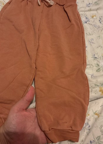 Kız Çocuk Kahverengi Rahat Sweatshirt ve Eşofman - Görsel 4