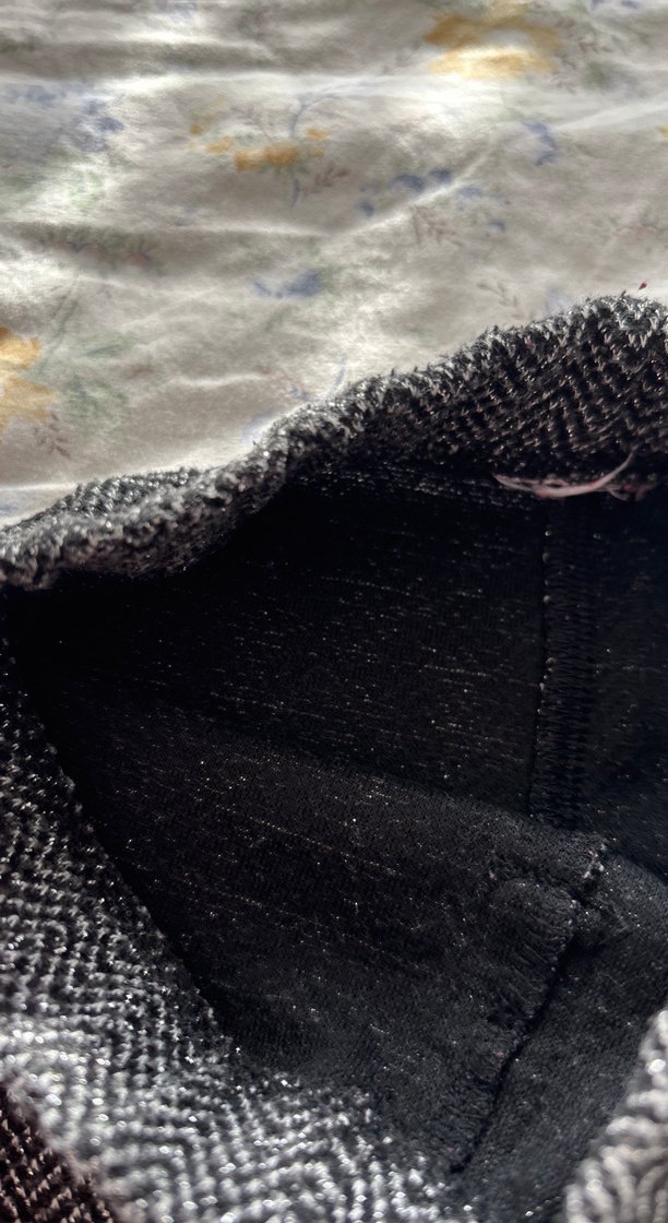 Düğmeli Gri Simli Kız Tayt - Görsel 4