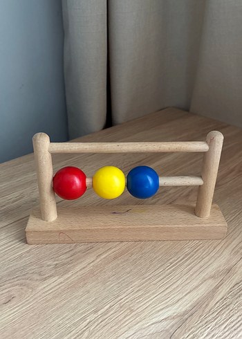 Renkli Ahşap Eğitim Oyuncağı - Görsel 2