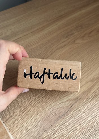 Ahşap Doğum Günü Blokları Beyaz - Görsel 6